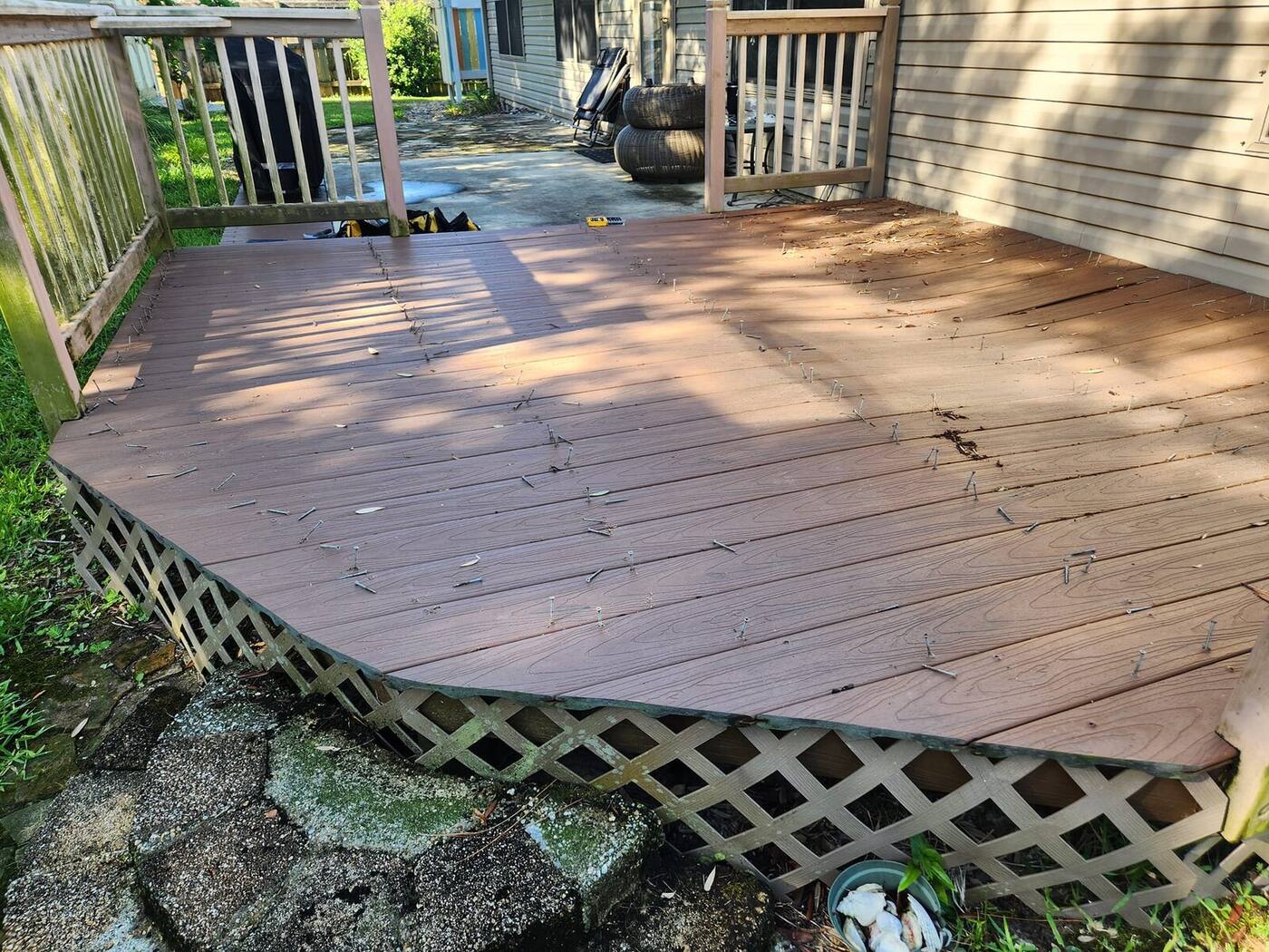 Home Repairs in Navarre, FL deck repair project photo