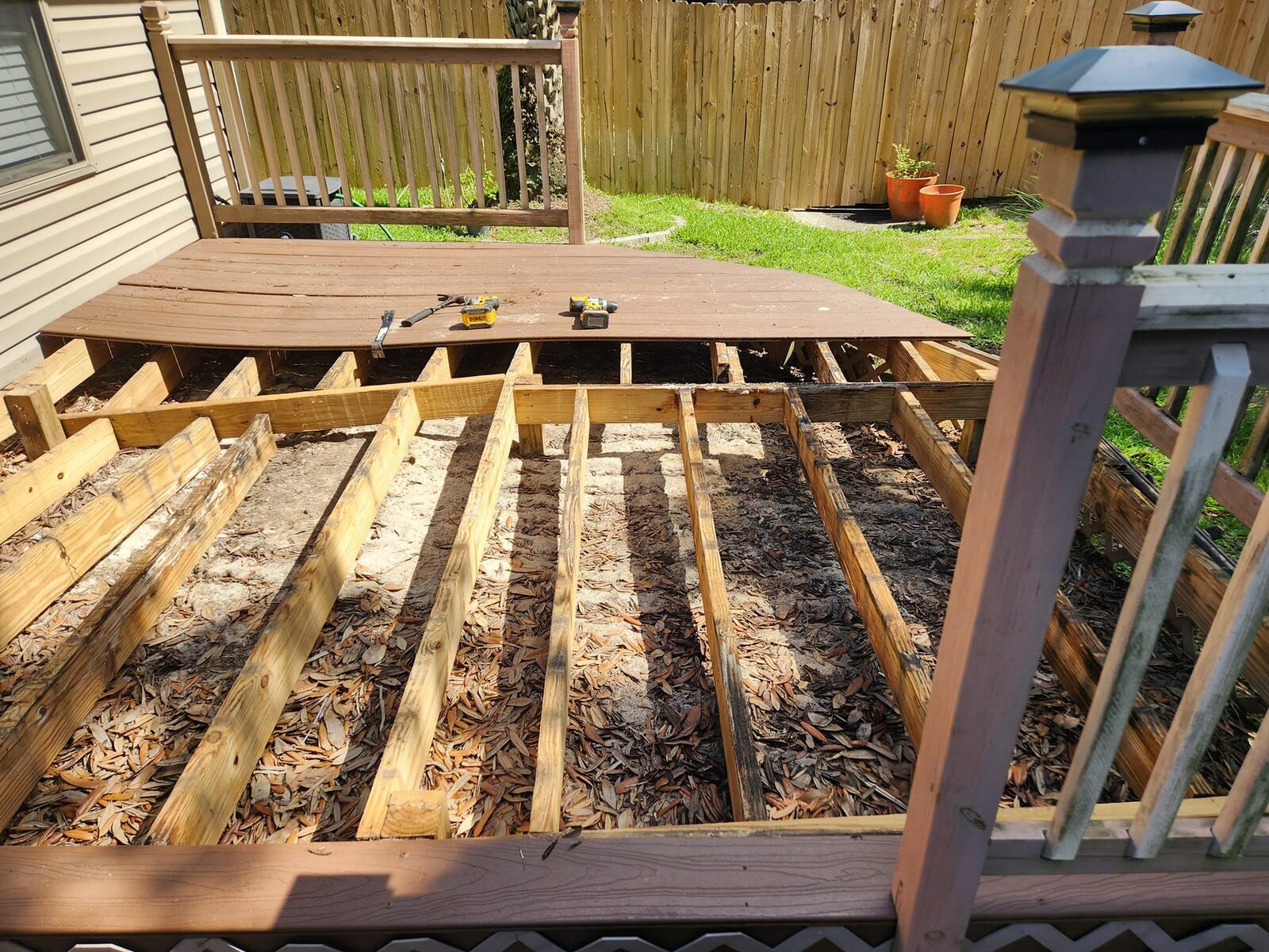 Home Repairs in Navarre, FL deck repair project photo