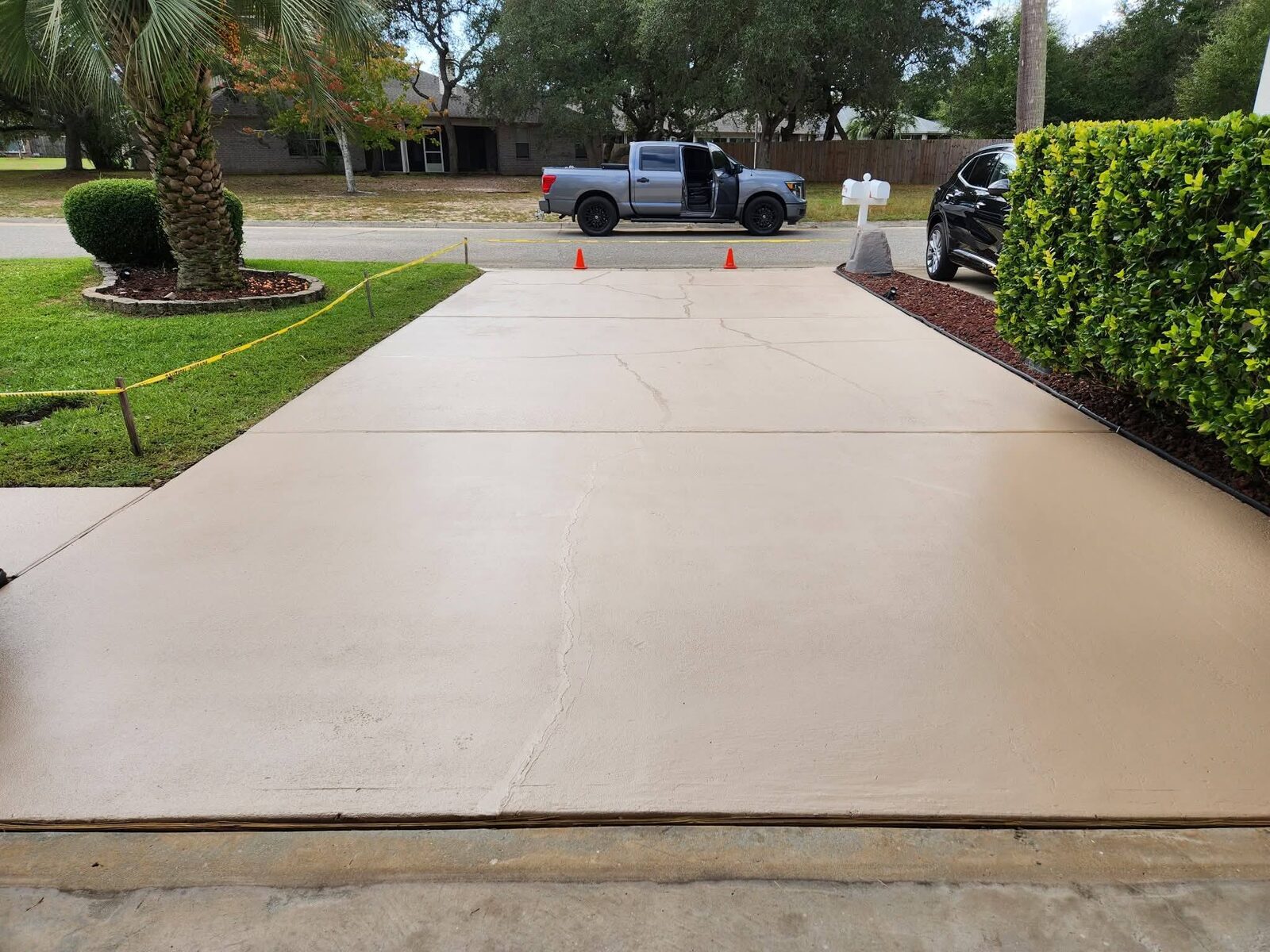 Power Washing in Navarre, FL driveway cleaning project photo
