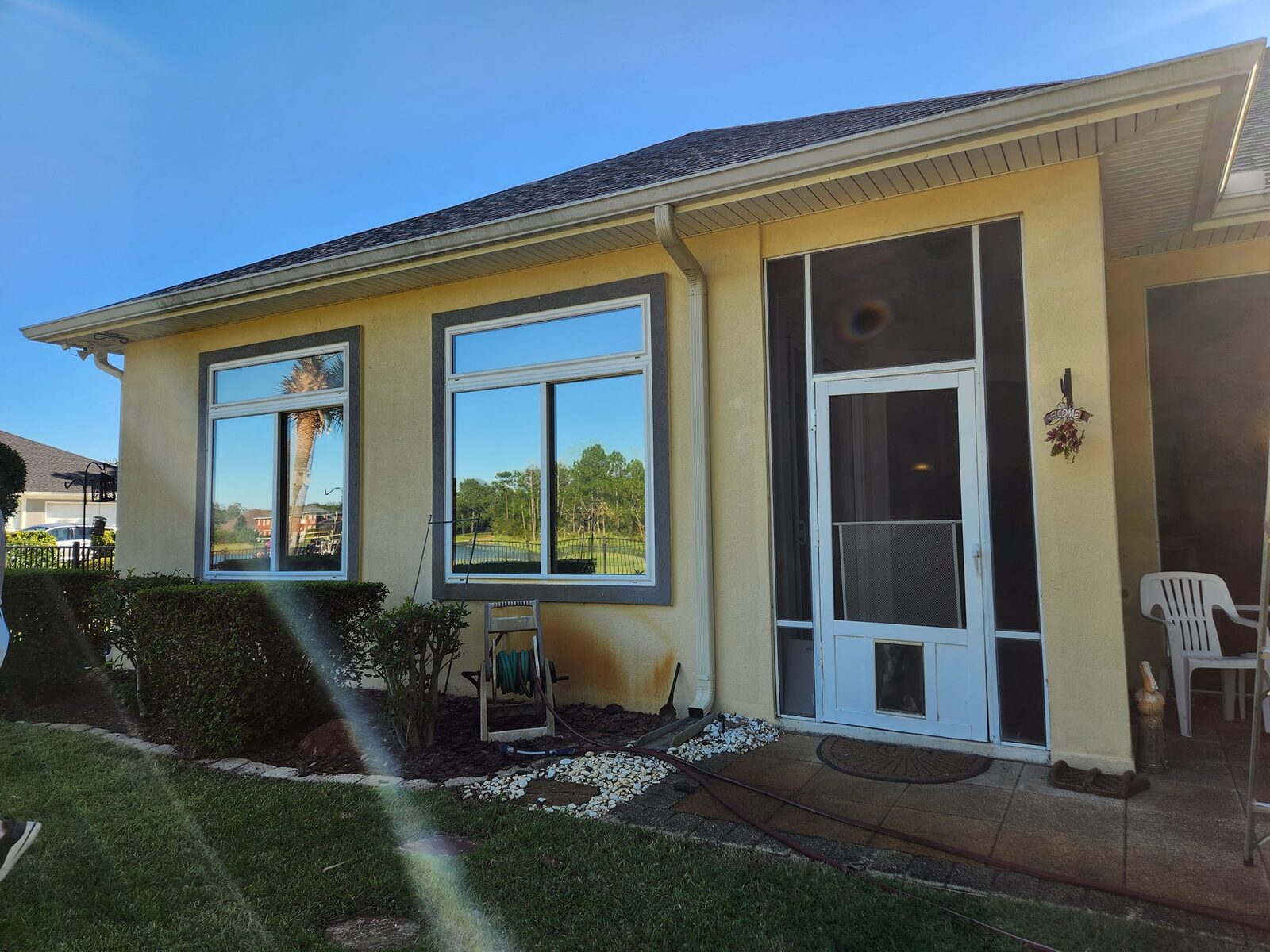 Power Washing in Navarre, FL house washing project photo
